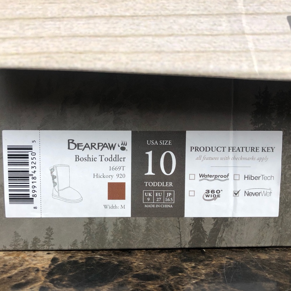NEW BEARPAW Toddler Girls Boshie Boots - Picture 15 of 15